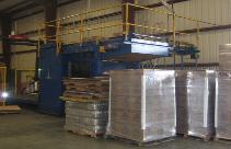 Hawaiian Springs High Speed Palletizer with Film Wrapper